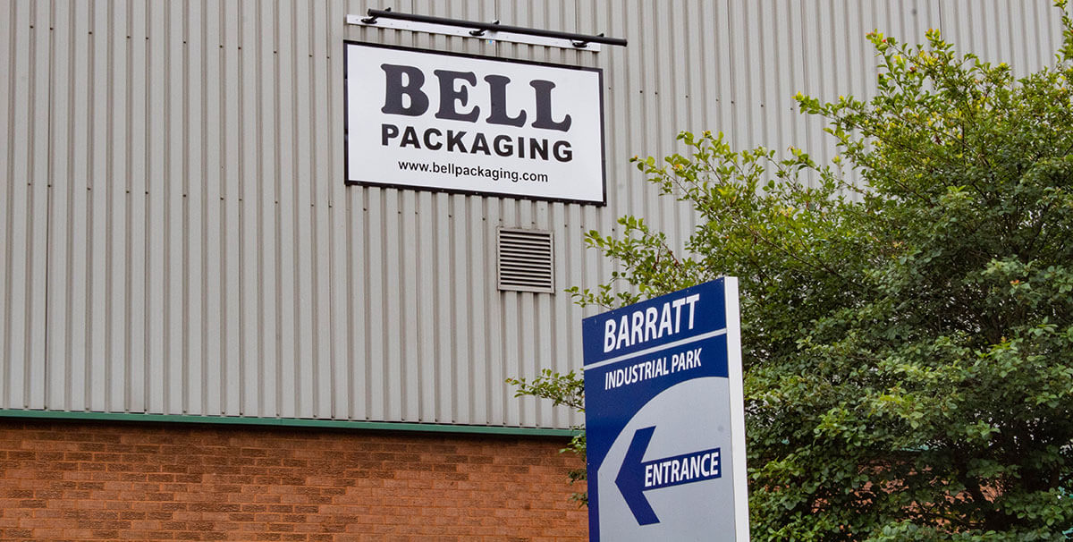 Bell Packaging production facility at Barratt Industrial Park, Luton
